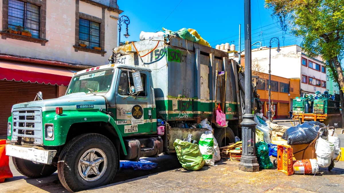 Recolección de basura en CDMX