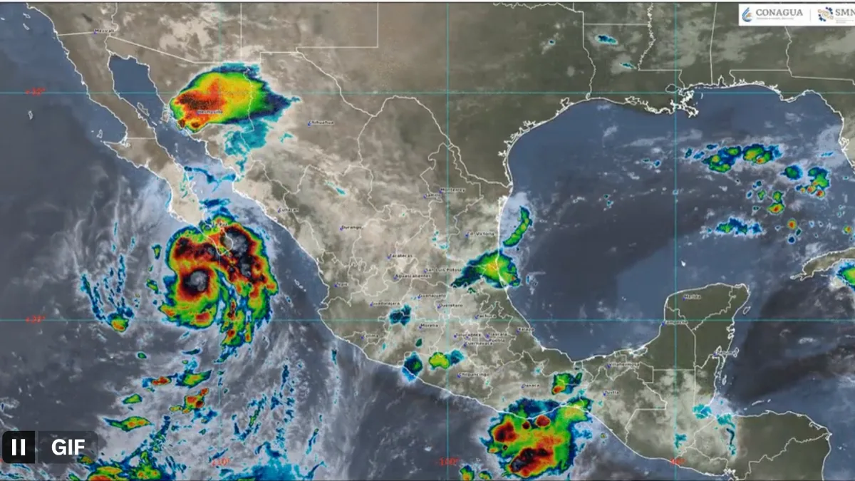 Alerta por Huracán Lorena: trayectoria, zonas de impacto y estados afectados