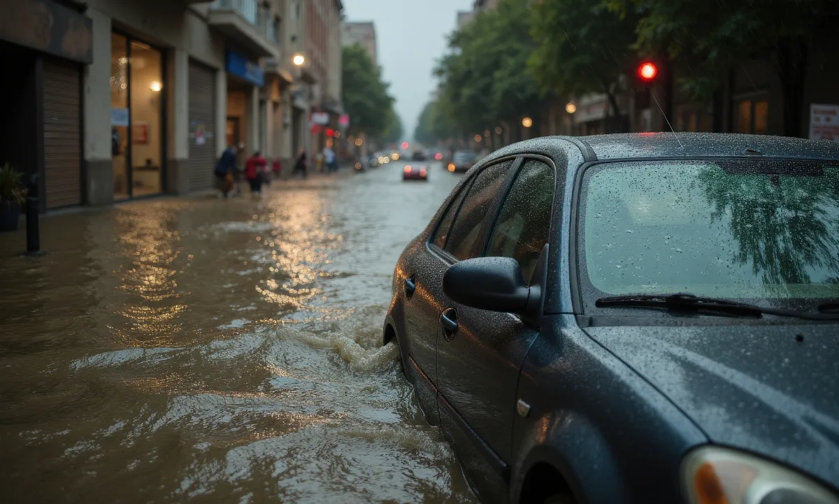 que hacer en una inundación manejando