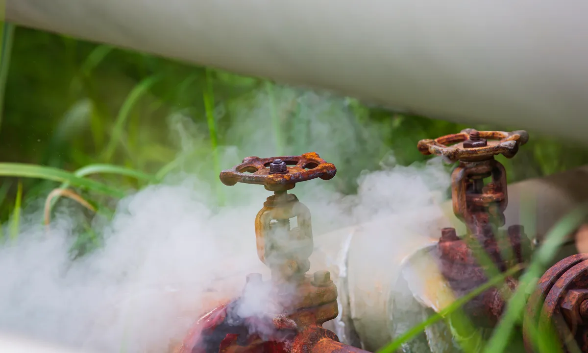 Viste nubes en fuga de gas La ciencia lo explica